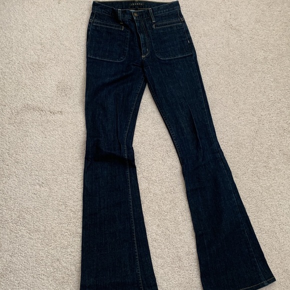 Theory high waist flare jeans - Picture 4 of 5
